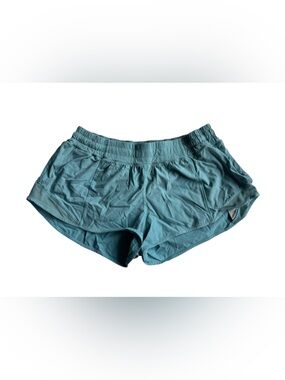 2.5 inseam lululemon athletica hotty hot Teal Athletic Running Shorts